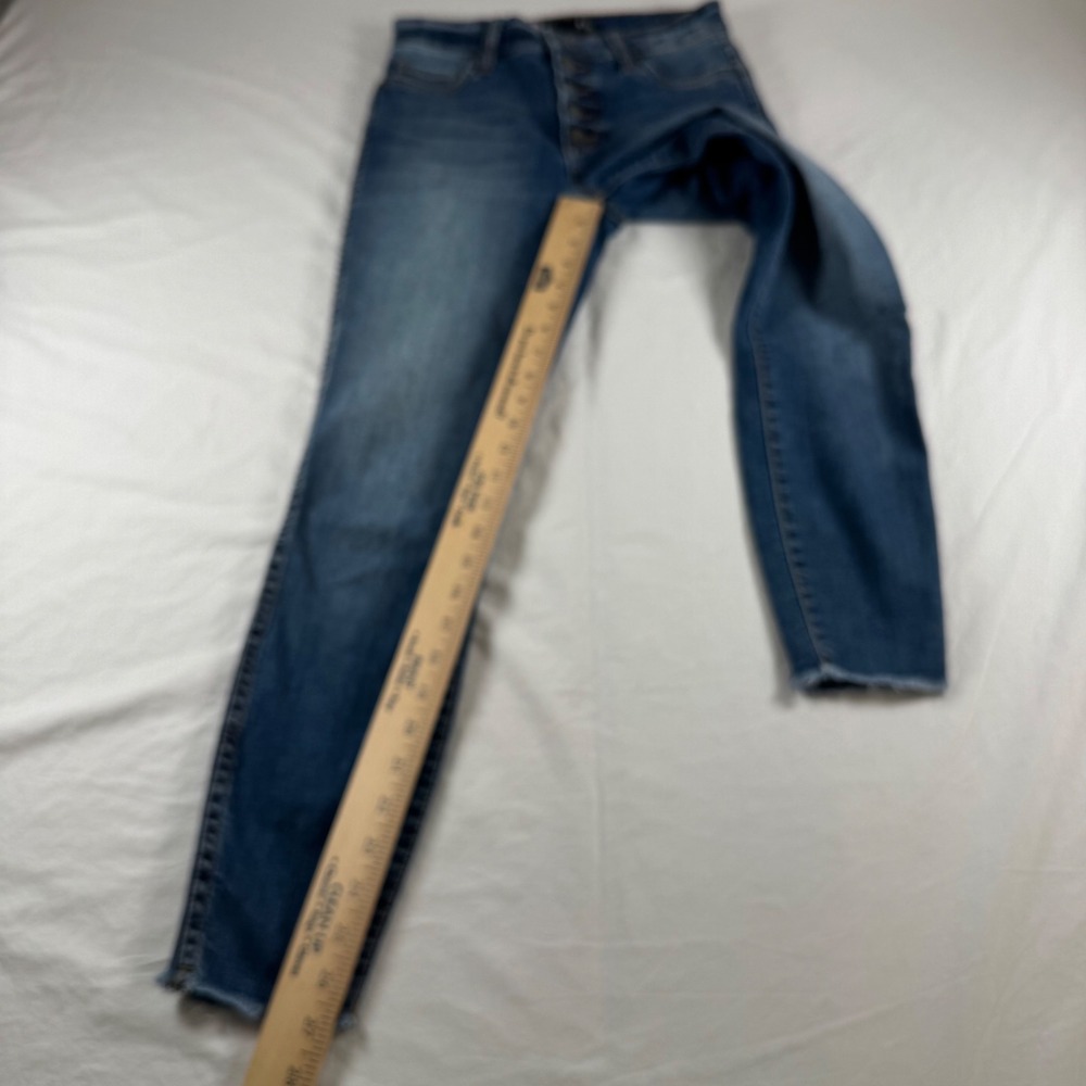 KUT from the Kloth Women's Size 0 Blue Connie Fab Ab Ankle Skinny Jeans - Picture 6 of 12